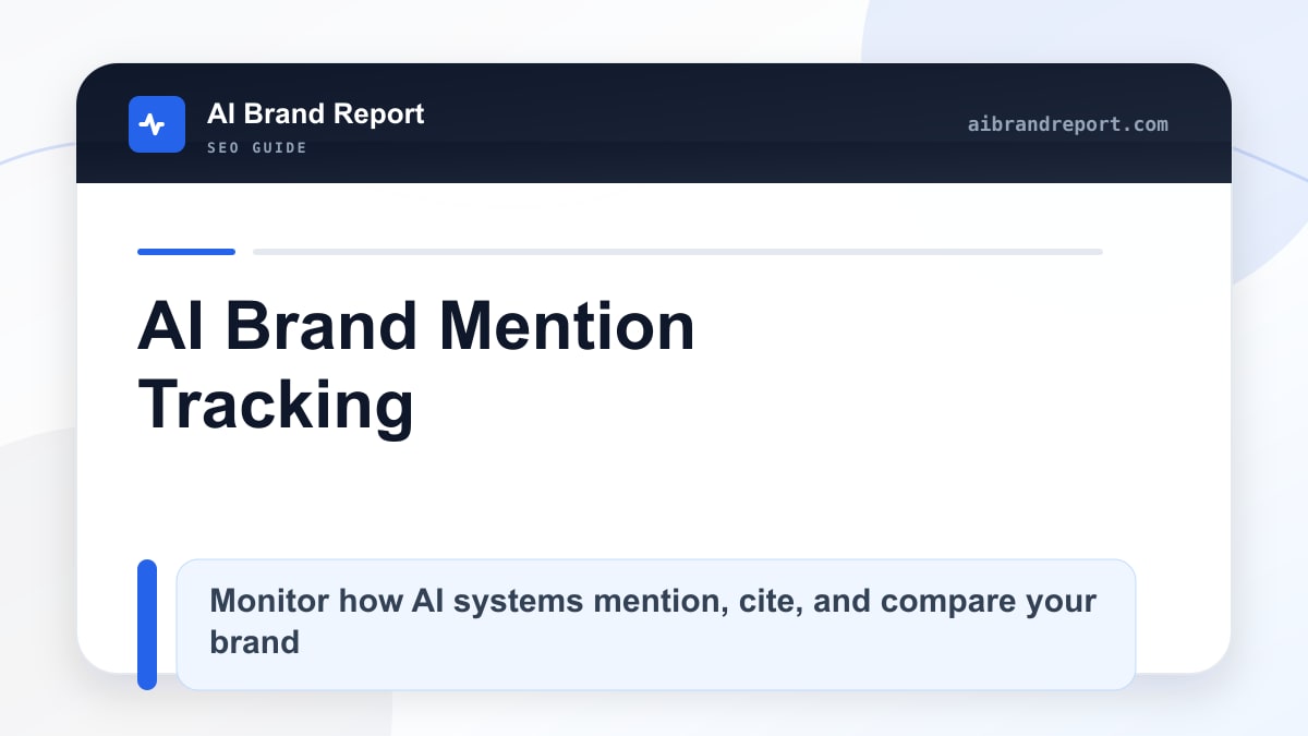 Best AI Brand Mention Tracking Tools for AI Search