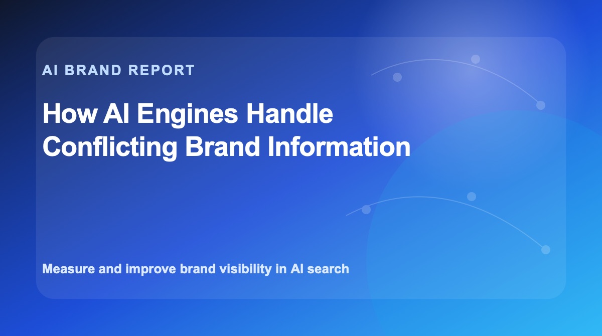 How AI Engines Handle Conflicting Brand Information