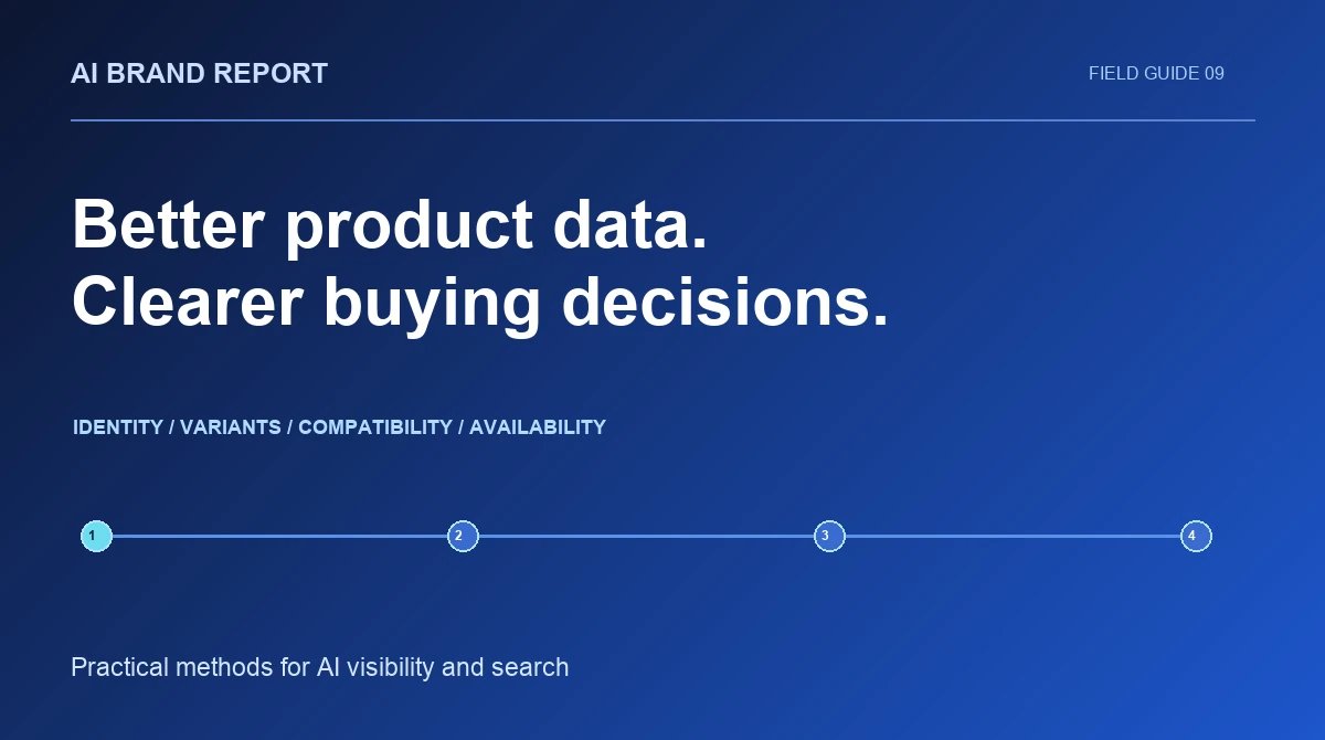 Ecommerce AI Discovery: Fix Product Data Before Writing More Buying Guides