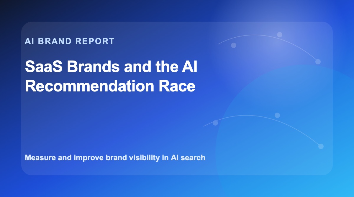 SaaS Brands and the AI Recommendation Race